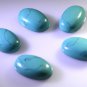 Turquoise manmade loose Stone 1 Pieces 15 x 29 mm Oval multi cabochon Gemstone