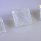 Rainbow Moonstone loose Stone 1 Pieces 9 x 9 mm Princess Multi faceted Gemstone