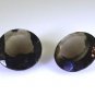 Smoky Quartz loose Stone 1 Pieces 20 x 20 mm Round Brown faceted Gemstone