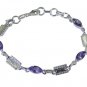 Riyo Purple 925 sterling silver Amethyst Bracelet ravishing handmade fashion jew