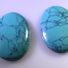 Turquoise  manmade loose Stone 1 Pieces 18 x 28 mm Oval multi cabochon Gemstone
