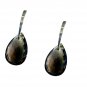 Riyo Smoky Quartz Silver 925 Jewellery Party Wear Earring L 2in Sesqu-76020