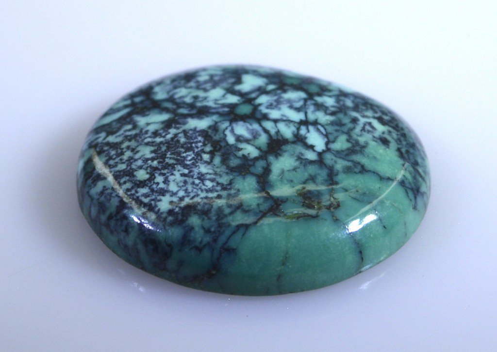 Turquoise loose Stone 1 Pieces 19 x 19 mm Round multi cabochon Gemstone