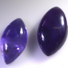 Amethyst loose Stone 1 Pieces 11 x 22 mm Marquise Purple cabochon Gemstone