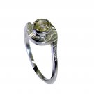 Riyo Lemon Quartz Silver Designer  Mori Ring Sz 8 Srlqu8-46023