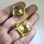 lemon Quartz loose Stone 1 Pieces 20 x 20 mm Princess Yellow faceted Gemstone