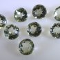 Green amethyst loose Stone 1 Pieces 9 x 9 mm Round Green faceted Gemstone