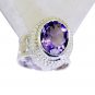 Riyo Amethyst Wholesale Gemstone Vintage Silver Ring Sz 6 Srame6-2080
