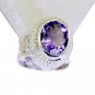 Riyo Amethyst Wholesale Gemstone Vintage Silver Ring Sz 6 Srame6-2080