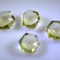 lemon Quartz loose Stone 1 Pieces 15 x 15 mm Fancy Yellow faceted Gemstone