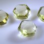 lemon Quartz loose Stone 1 Pieces 15 x 15 mm Fancy Yellow faceted Gemstone