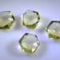lemon Quartz loose Stone 1 Pieces 15 x 15 mm Fancy Yellow faceted Gemstone