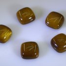 Tiger Eye loose Stone 1 Pieces 13 x 13 mm Princess Brown cabochon Gemstone