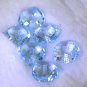Blue topaz loose Stone 1 Pieces 12 x 12 mm Heart Blue faceted Gemstone