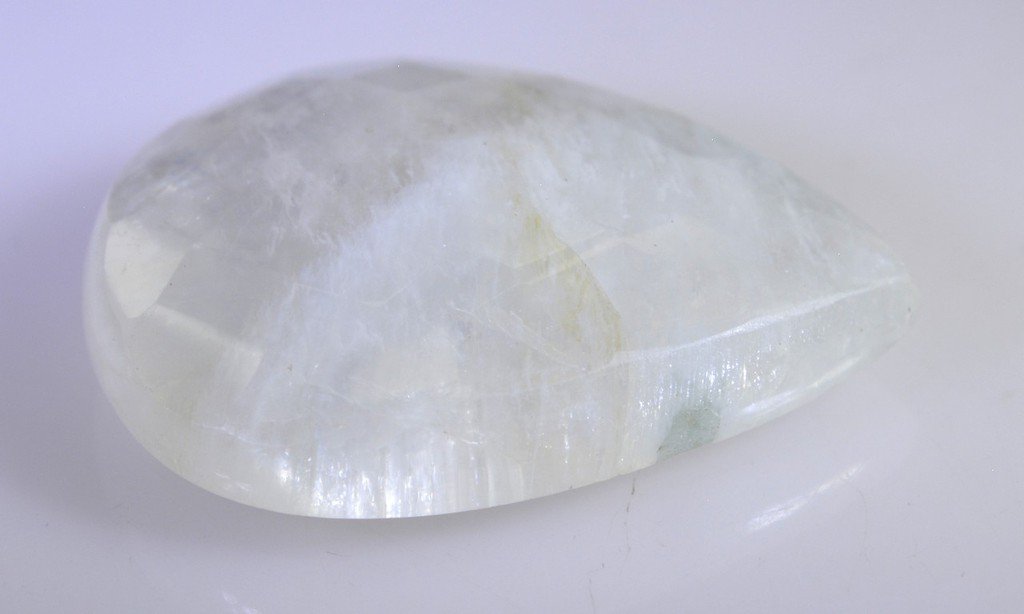 Rainbow Moonstone loose Stone 1 Pieces 19 x 26 mm Pear Multi faceted Gemstone