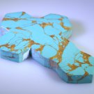 Turquoise  manmade loose Stone 1 Pieces 40 x 60 mm Fancy multi cabochon Gemstone