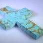 Turquoise manmade loose Stone 1 Pieces 38 x 60 mm Fancy multi cabochon Gemstone