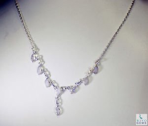 Riyo Rainbow  Button Jewellery Silver Flower Necklace L 16in Snrmo-64016