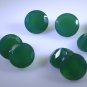 Green onyx loose Stone 1 Pieces 10 x 10 mm Round Green faceted Gemstone