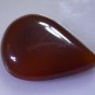 Red onyx loose Stone 1 Pieces 23 x 30 mm Pear Red cabochon Gemstone