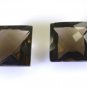 Smoky Quartz loose Stone 1 Pieces 13 x 13 mm Princess Brown faceted Gemstone