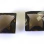 Smoky Quartz loose Stone 1 Pieces 13 x 13 mm Princess Brown faceted Gemstone