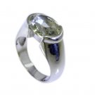 Riyo Green Amethyst Silver Jewelry 925 Gems Sz 6 Srgam6-28010