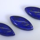 Lapis Lazuli loose Stone 1 Pieces 10 x 25 mm Marquise Blue cabochon Gemstone