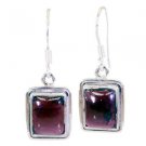 Riyo Garnet Silver Jewelry Home Parties Dangle Earring L 1in Segar-26019