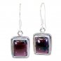 Riyo Garnet Silver Jewelry Home Parties Dangle Earring L 1in Segar-26019