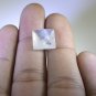 Rainbow Moonstone loose Stone 1 Pieces 12 x 12 mm Princess Multi faceted Gemston