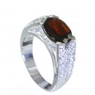 Riyo Garnet Special Silver Jewellery Silver Ring Jewelry Sz 6 Srgar6-26036