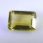 lemon Quartz loose Stone 1 Pieces 13 x 18 mm Emerald cut Yellow faceted Gemstone