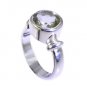 Riyo Green Amethyst Silver Jewelry Artists Aqiq Ring Sz 6 Srgam6-28011