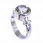 Riyo Green Amethyst Silver Jewelry Artists Aqiq Ring Sz 6 Srgam6-28011