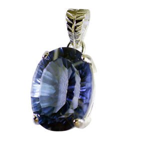 Riyo Blue Mystic Quartz Silver Jewelry Suppliers Long Silver Pendant L 1in Spbmq