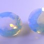 synthetic cubic zirconia Fire opal cz loose Stone 1 Pieces 10 x 12 mm Oval White