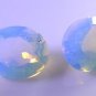 synthetic cubic zirconia Fire opal cz loose Stone 1 Pieces 10 x 12 mm Oval White