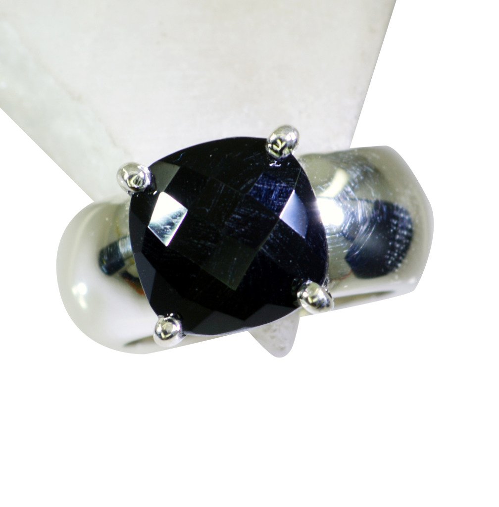 Riyo Black Onyx Fashion Silver Jewellery Silver Ring 925 Sz 8 Srbon8-6017