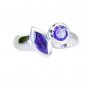 Riyo Amethyst Contemporary Handmade Contemporary Silver Ring Sz 6 Srame6-2166