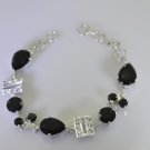 Riyo A Black Onyx 925 Solid Sterling Silver Dependable Bracelet Sbrabon-6025