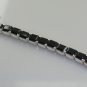 Riyo A Black Onyx 925 Solid Sterling Silver Dependable Bracelet Sbrabon-6025