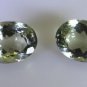 Green amethyst loose Stone 1 Pieces 13 x 18 mm Oval Green faceted Gemstone