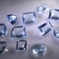 synthetic cubic zirconia Blue topaz cz loose Stone 1 Pieces free size Fancy Blue
