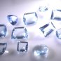 synthetic cubic zirconia Blue topaz cz loose Stone 1 Pieces free size Fancy Blue