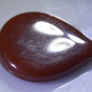 Red onyx loose Stone 1 Pieces 28 x 31 mm Pear Red cabochon Gemstone