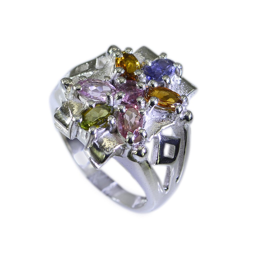 Riyo Tourmaline Wholesale Silver Gemstone Silver Ring For Women Sz 6