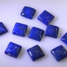 Lapis Lazuli loose Stone 1 Pieces 8 x 8 mm Princess Blue cabochon Gemstone