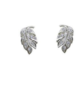 Riyo CZ925 Solid Sterling Silver Hot Earring L 0.3in Sewhcz-110010