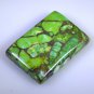 Turquoise  manmade loose Stone 1 Pieces 20 x 29 mm Emerald cut multi cabochon Ge